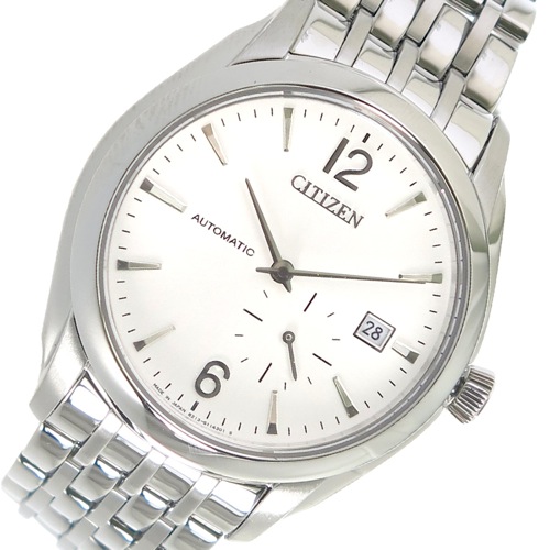 シチズン 自動巻き メンズ 腕時計 NJ0060-57A ホワイト