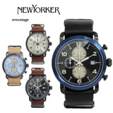ニューヨーカー オーバーステージ クロノ メンズ クオーツ 腕時計 NY00700N