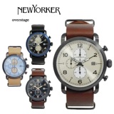 ニューヨーカー オーバーステージ クロノ メンズ クオーツ 腕時計 NY00702N