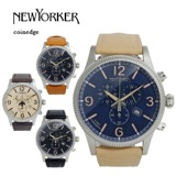 ニューヨーカー コインエッジ クロノ メンズ クオーツ 腕時計 NY00805N