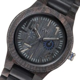 ウィーウッド 木製 メンズ 腕時計 OBLIVIO-BK-BLUE ブラック 国内正規
