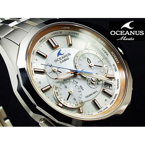 カシオ オシアナス マンタ 電波ソーラー アナログ 腕時計 OCW-S2400PG-7AJF 国内正規品