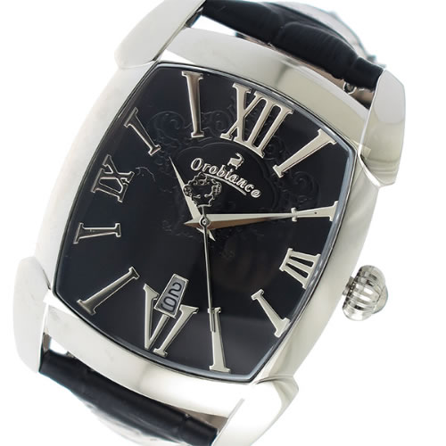 オロビアンコ クオーツ メンズ 腕時計 OR-0012-3BKBK ブラック