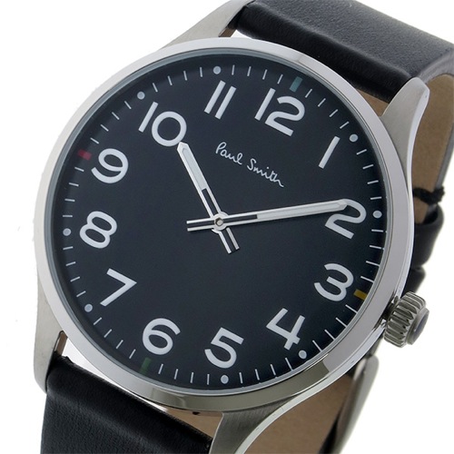 ポールスミス テンポ TEMPO クオーツ メンズ 腕時計 P10061 ブラック