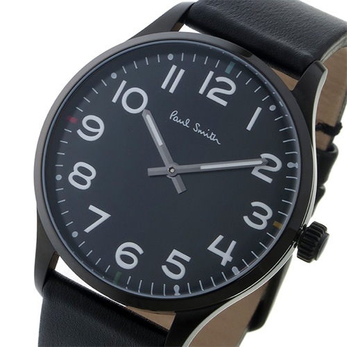 ポールスミス テンポ TEMPO クオーツ メンズ 腕時計 P10062 ブラック