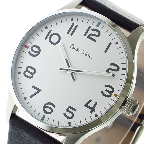 【送料無料】ポールスミス PAUL SMITH クオーツ メンズ 腕時計 P10065 ホワイト - メンズブランドショップ グラッグ