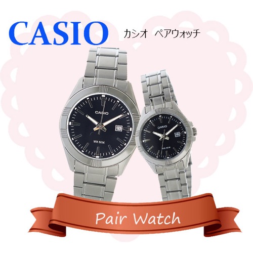 【ペアウォッチ】 カシオ CASIO チープカシオ ユニセックス 腕時計 MTP-1308D-1A LTP-1308D-1A