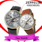 ペアウォッチ ツェッペリン ZEPPELIN ヒンデンブルク クオーツ 腕時計 7038-1 7039-1 シルバー