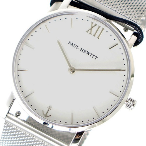 ポールヒューイット PAUL HEWITT ユニセックス 腕時計 PH-SA-S-SM-W-4S シルバー 6451115