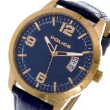 ポリス クオーツ メンズ 腕時計 PL-14741JSR-03 ネイビー