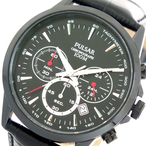 セイコー SEIKO 腕時計 メンズ PT3923X1 パルサー PULSAR クォーツ ブラック