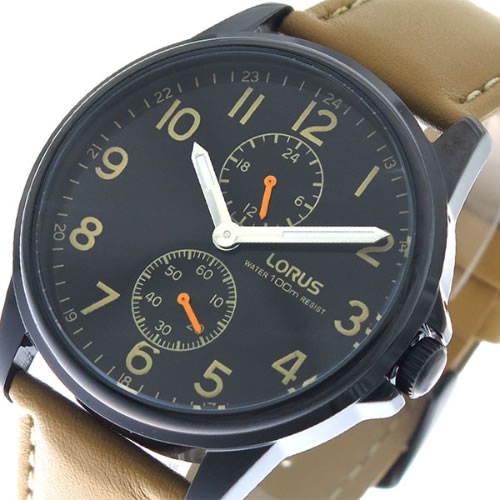 セイコー ローラス 腕時計 メンズ R3A03AX9 クォーツ ブラック ライトブラウン