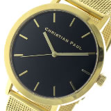 クリスチャンポール CHRISTIAN PAUL 腕時計 メンズ レディース クォーツ RBG4321 ロウ RAW ブラック ゴールド
