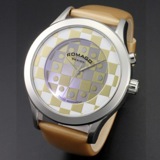 ロマゴデザイン ファッションコードシリーズ メンズ 腕時計 RM052-0314ST-BEWH ゴールド/ホワイト