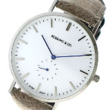 ロスリング CLASSIC 40MM  Aberdeen クオーツ ユニセックス 腕時計 RO-001-003 ベージュ/ホワイト