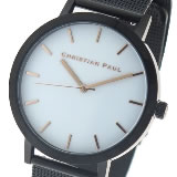クリスチャンポール CHRISTIAN PAUL 腕時計 メンズ レディース クォーツ RWB4318 ロウ RAW ホワイト ブラック