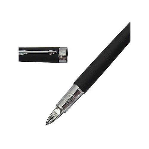 parker パーカー 5thペン インジェニュイティ トップ ブラックラバー&メタルct