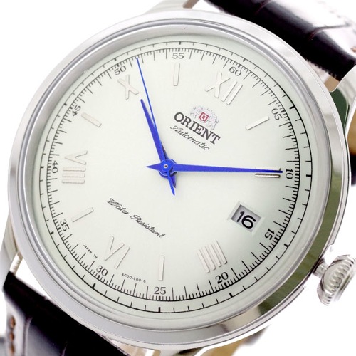 オリエント ORIENT 腕時計 メンズ SAC00009W0 バンビーノ BAMBINO 自動巻き パールホワイト ダークブラウン