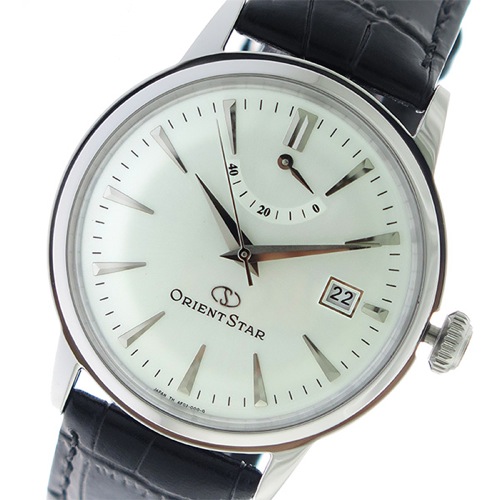 オリエントスター 自動巻き メンズ 腕時計 SAF02004W0 パールホワイト/ブラック
