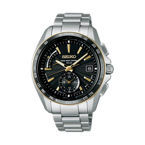 セイコー ブライツ ソーラー 電波 メンズ デュアルタイム 腕時計 SAGA160 国内正規