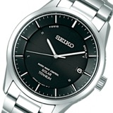 セイコー SEIKO スピリット ソーラー メンズ 腕時計 SBTM211 ブラック 国内正規
