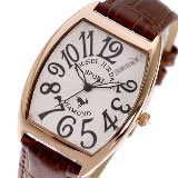 ミッシェルジョルダン MICHEL JURDAIN 天然ダイヤモンド クオーツ メンズ 腕時計 SG-1100-6BR ホワイト/ブラウン