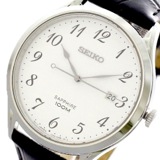 セイコー SEIKO 腕時計 メンズ SGEH75P1 クォーツ ホワイト ブラック