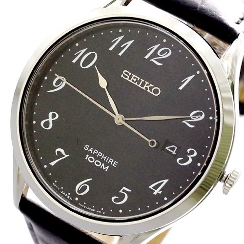 セイコー SEIKO 腕時計 メンズ SGEH77P1 クォーツ ブラック
