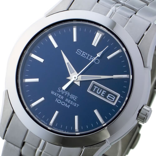セイコー SEIKO クオーツ ユニセックス 腕時計 SGG717P1 ネイビー