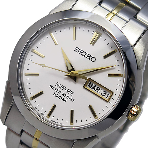 セイコー SEIKO クオーツ メンズ 腕時計 SGG719P1 ホワイト