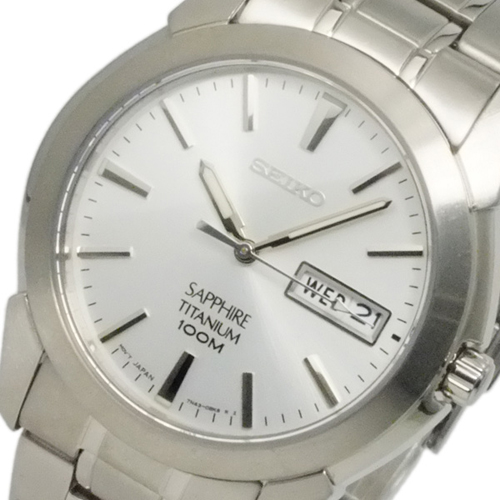 【送料無料】セイコー SEIKO クオーツ メンズ チタニウム 腕時計 SGG727P1 ホワイト - メンズブランドショップ グラッグ