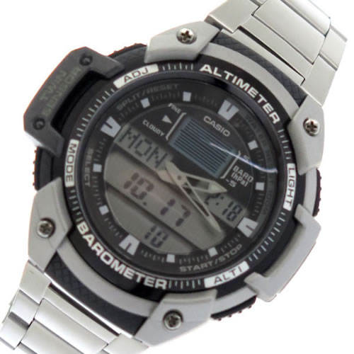 カシオ クオーツ メンズ 腕時計 SGW-400HD-1BV ブラック
