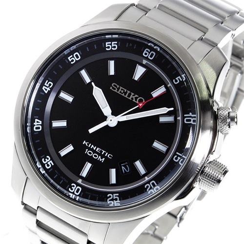 セイコー SEIKO キネティック クオーツ メンズ 腕時計 SKA685P1 ブラック