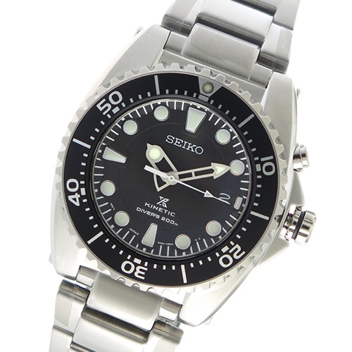 セイコー プロスペックス キネティック クオーツ メンズ 腕時計 SKA761P1 ブラック