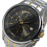 セイコー SEIKO クオーツ メンズ クロノ 腕時計 SKS481P1 ブラック