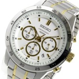 セイコー SEIKO クオーツ クロノ メンズ 腕時計 SKS523P1 ホワイト