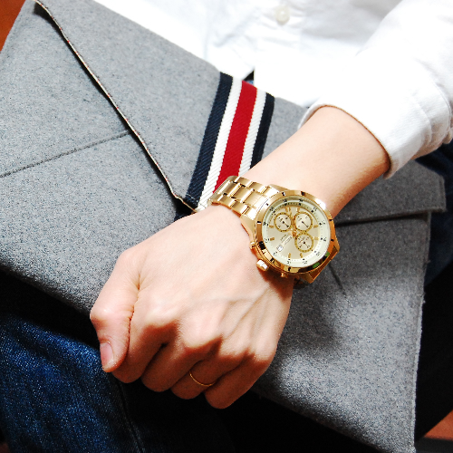 送料無料 セイコー Seiko クロノ クオーツ メンズ 腕時計 Sks566p1 シャンパンゴールド メンズブランドショップ グラッグ