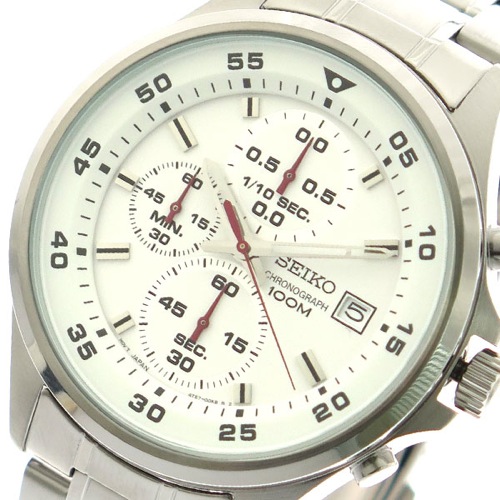 セイコー SEIKO 腕時計 メンズ SKS623P1 クォーツ ホワイト シルバー