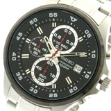 セイコー SEIKO 腕時計 メンズ SKS633P1 クォーツ ブラック シルバー