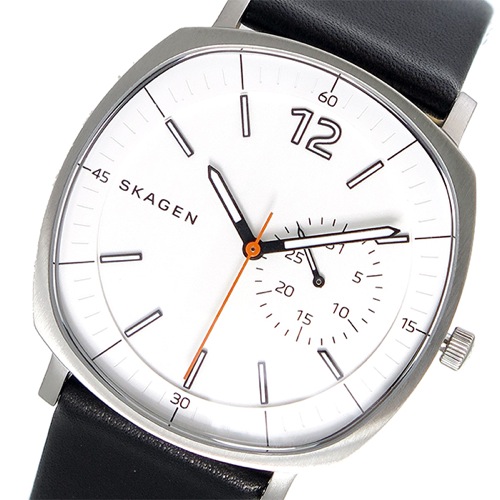 スカーゲン ラングステッド クオーツ メンズ 腕時計 SKW6256 ホワイト