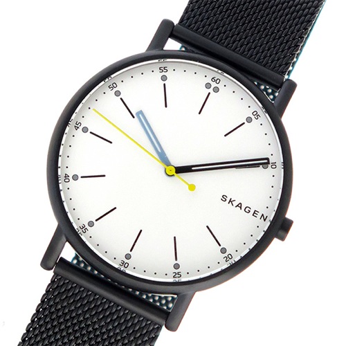 スカーゲン シグネチャー SIGNATUR クオーツ メンズ 腕時計 SKW6376 パールホワイト