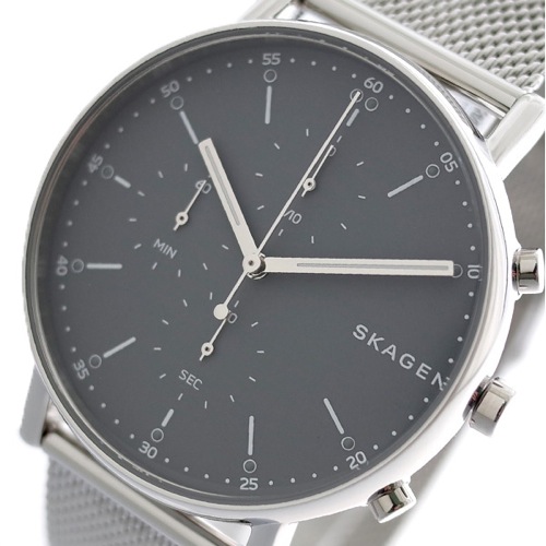 【送料無料】スカーゲン SKAGEN 腕時計 メンズ SKW6464 シグネチャー SIGNATUR クォーツ グレー シルバー - メンズ