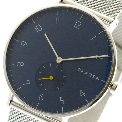 スカーゲン SKAGEN 腕時計 メンズ SKW6468 クォーツ ネイビー シルバー
