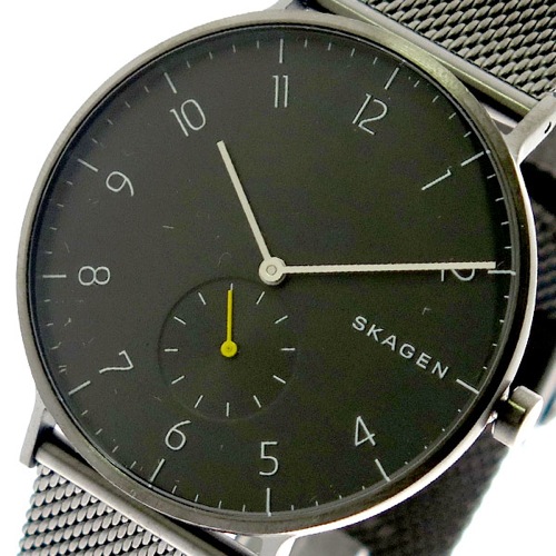 スカーゲン SKAGEN 腕時計 メンズ SKW6470 クォーツ ブラック ガンメタ