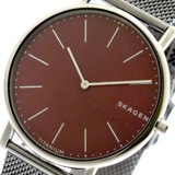 スカーゲン SKAGEN 腕時計 メンズ レディース SKW6485 クォーツ レッド シルバー