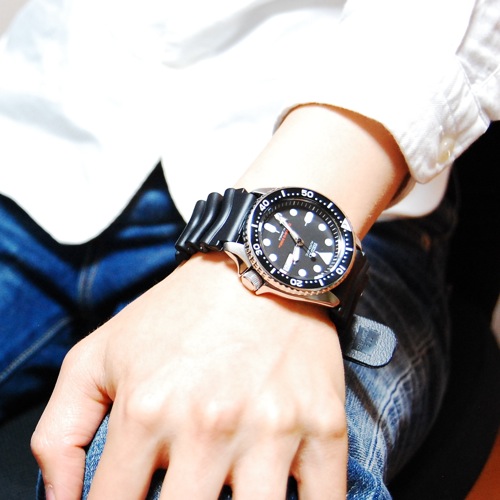 【美品】  SEIKO腕時計　ブラックボーイ