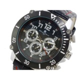 サルバトーレ マーラ クロノグラフ 腕時計 SM13115-SSBKSV