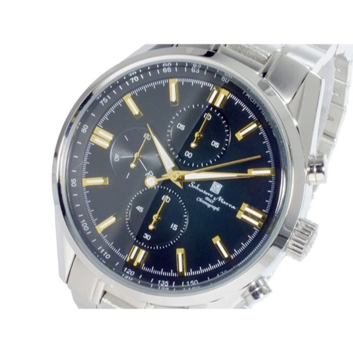 サルバトーレマーラ クオーツ メンズ クロノグラフ 腕時計 SM14103-SSBKGD