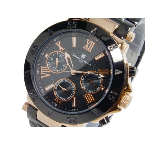 サルバトーレマーラ クオーツ メンズ 腕時計 SM14118-PGBK