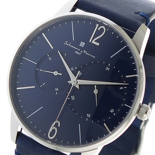 サルバトーレマーラ クオーツ メンズ 腕時計 SM18105-SSBL ブルー